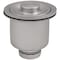 Ruvati Deep Basket Strainer Drain for Kitchen Sinks all Metal with Stopper 3-1/2 inch Stainless Steel RVA1027ST - alternate 3